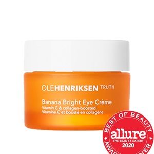 Lot/bundle of 2 Ole Henriksen banana bright eye cream jars. 7 ML /.25 oz each